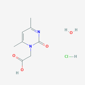 (4,6-Dimethyl-2-oxo-1(2H)-pyrimidinyl)acetic acid hydrochloride hydrate