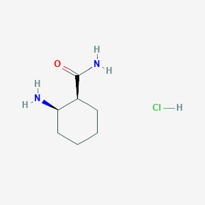 (1S,2R)-2-Aminocyclohexane-1-carboxamide hydrochloride