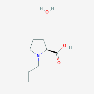 molecular formula C8H15NO3 B7971546 1-Allyl-L-proline hydrate 