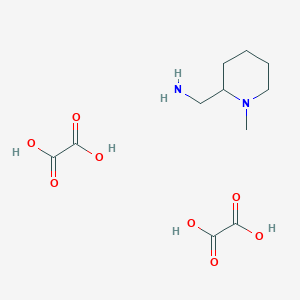 molecular formula C11H20N2O8 B7971578 [(1-Methyl-2-piperidinyl)methyl]amine diethanedioate 