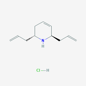 molecular formula C11H18ClN B7971609 rac-2,6-Diallyl-1,2,3,6-tetrahydropyridine hydrochloride 
