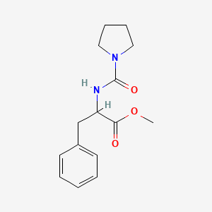 methyl N-(pyrrolidin-1-ylcarbonyl)phenylalaninate