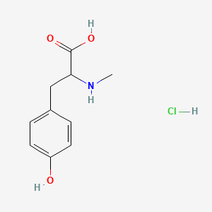 molecular formula C10H14ClNO3 B7971930 N-Me-D-Tyr-OH 