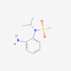 molecular formula C10H16N2O2S B7972007 N-(2-氨基苯基)-N-异丙基甲磺酰胺 