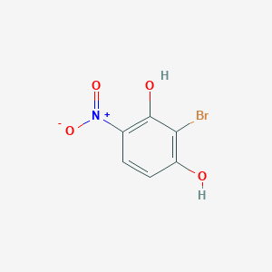 molecular formula C6H4BrNO4 B7972034 2-Bromo-4-nitrobenzene-1,3-diol 