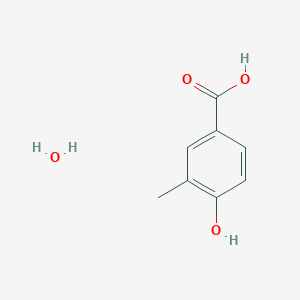 molecular formula C8H10O4 B7972075 4-Hydroxy-3-methylbenzoic acid hydrate 