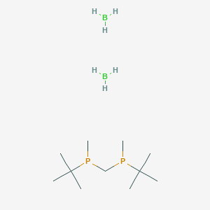molecular formula C11H32B2P2 B7972117 Borane;tert-butyl-[[tert-butyl(methyl)phosphanyl]methyl]-methylphosphane 