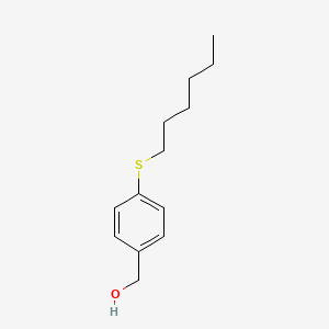 molecular formula C13H20OS B7972164 4-n-Hexylthiobenzyl alcohol 
