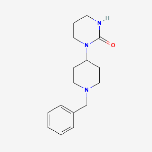 molecular formula C16H23N3O B7972196 1-(1-Benzylpiperidin-4-YL)tetrahydropyrimidin-2(1H)-one CAS No. 61220-38-0