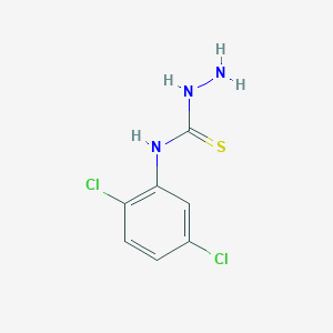 molecular formula C7H7Cl2N3S B079722 4-(2,5-二氯苯基)-3-硫代氨基脲 CAS No. 14580-30-4