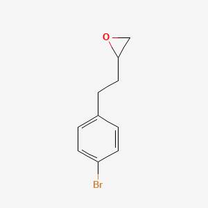 molecular formula C10H11BrO B7972235 2-[2-(4-Bromophenyl)ethyl]oxirane 