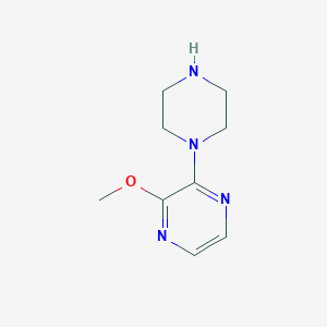 molecular formula C9H14N4O B7972248 2-Methoxy-3-(piperazin-1-yl)pyrazine 