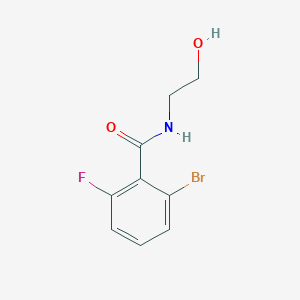 2-Bromo-6-fluoro-N-(2-hydroxyethyl)benzamide