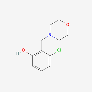 3-Chloro-2-(morpholin-4-ylmethyl)phenol