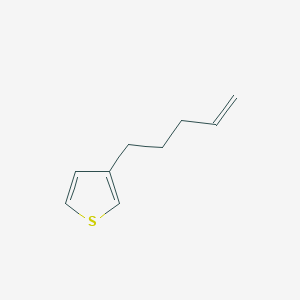molecular formula C9H12S B7972658 3-(Pent-4-en-1-yl)thiophene CAS No. 235088-75-2
