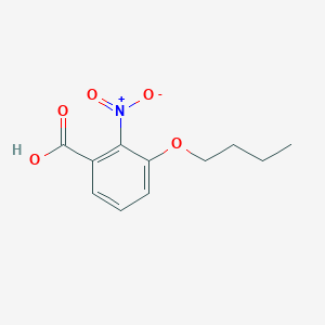 molecular formula C11H13NO5 B7972690 3-丁氧基-4-硝基苯甲酸 