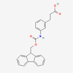 molecular formula C24H21NO4 B7972874 Fmoc-3-(3-aminophenyl)propanoic acid 