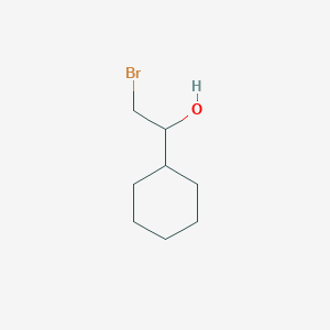 molecular formula C8H15BrO B7972991 1-Cyclohexyl-2-bromoethanol 