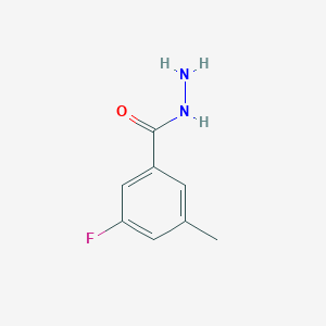molecular formula C8H9FN2O B7973046 3-Fluoro-5-methylbenzohydrazide 