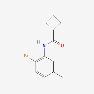 N-(2-Bromo-5-methylphenyl)cyclobutanecarboxamide