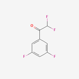 molecular formula C8H4F4O B7973301 1-(3,5-Difluorophenyl)-2,2-difluoroethanone 