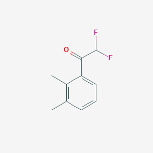 molecular formula C10H10F2O B7973322 1-(2,3-Dimethylphenyl)-2,2-difluoroethanone CAS No. 1352232-18-8