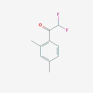molecular formula C10H10F2O B7973346 1-(2,4-Dimethylphenyl)-2,2-difluoroethanone 