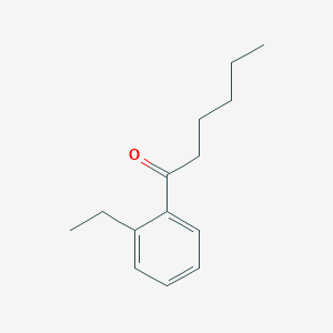 molecular formula C14H20O B7973404 1-(2-Ethylphenyl)hexan-1-one CAS No. 35028-10-5