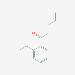 molecular formula C13H18O B7973416 1-(2-Ethylphenyl)pentan-1-one 