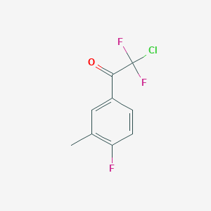 2-Chloro-2,2-difluoro-1-(4-fluoro-3-methylphenyl)ethanone
