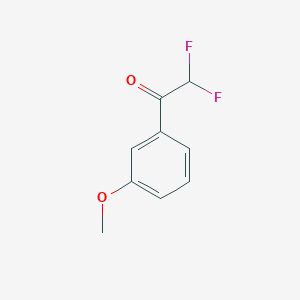 molecular formula C9H8F2O2 B7973521 2,2-Difluoro-1-(3-methoxyphenyl)ethanone 