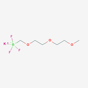 molecular formula C6H13BF3KO3 B7973557 Potassium 2-(2-methoxyethoxy)ethoxymethyltrifluoroborate 