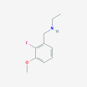 molecular formula C10H14FNO B7973686 N-(2-Fluoro-3-methoxybenzyl)ethanamine 