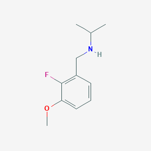 molecular formula C11H16FNO B7973699 N-(2-Fluoro-3-methoxybenzyl)propan-2-amine 