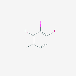 molecular formula C7H5F2I B7973736 1,3-Difluoro-2-iodo-4-methylbenzene 