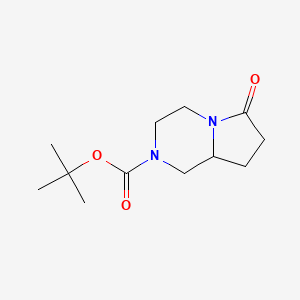 tert-butyl 6-oxohexahydropyrrolo[1,2-a]pyrazine-2(1H)-carboxylate