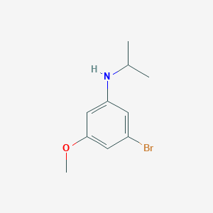 molecular formula C10H14BrNO B7973786 3-bromo-5-methoxy-N-(propan-2-yl)aniline 