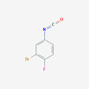 molecular formula C7H3BrFNO B7973801 3-Bromo-4-fluorophenylisocyanate 