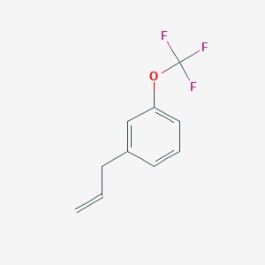 molecular formula C10H9F3O B7973868 3-[3-(Trifluoromethoxy)phenyl]-1-propene 