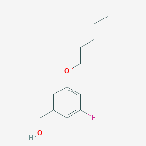 (3-Fluoro-5-(pentyloxy)phenyl)methanol