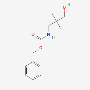 molecular formula C13H19NO3 B7973943 Benzyl (3-hydroxy-2,2-dimethylpropyl)carbamate 
