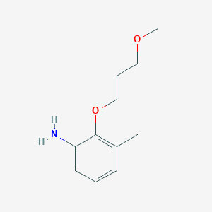 molecular formula C11H17NO2 B7974096 2-(3-Methoxy-propoxy)-3-methyl-phenylamine 