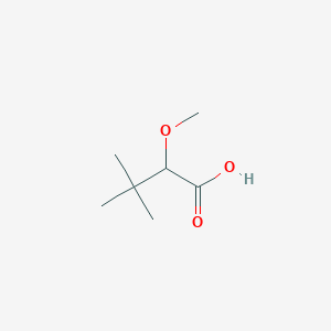 molecular formula C7H14O3 B7974101 2-Methoxy-3,3-dimethylbutanoic acid 
