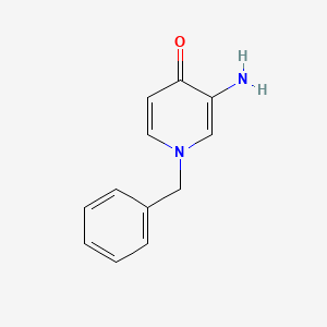 molecular formula C12H12N2O B7974161 3-Amino-1-benzyl-1,4-dihydropyridin-4-one 
