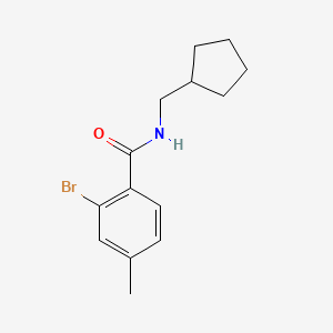 2-Bromo-N-(cyclopentylmethyl)-4-methylbenzamide
