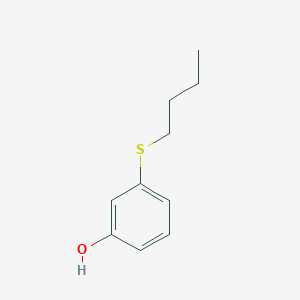 molecular formula C10H14OS B7974244 3-(Butylsulfanyl)phenol CAS No. 756895-79-1