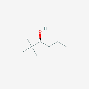 molecular formula C8H18O B7974330 (3S)-2,2-Dimethyl-3-hexanol 