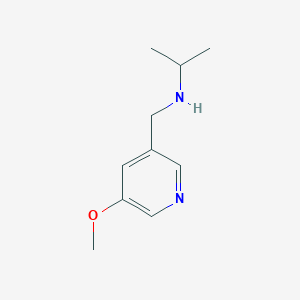 molecular formula C10H16N2O B7974379 Isopropyl-(5-methoxy-pyridin-3-ylmethyl)-amine 