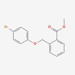 molecular formula C15H13BrO3 B7974449 Methyl 2-(4-Bromophenoxymethyl)benzoate 
