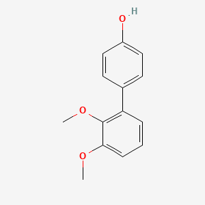molecular formula C14H14O3 B7974529 2',3'-Dimethoxy-[1,1'-biphenyl]-4-ol 